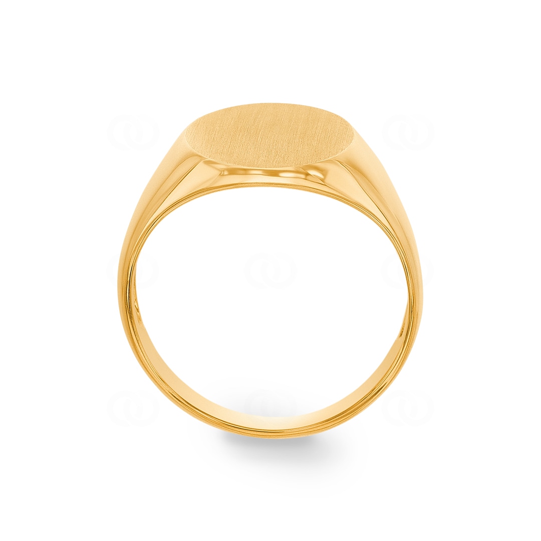 Siegelring 750/18 K Gelbgold 14 x 12mm
