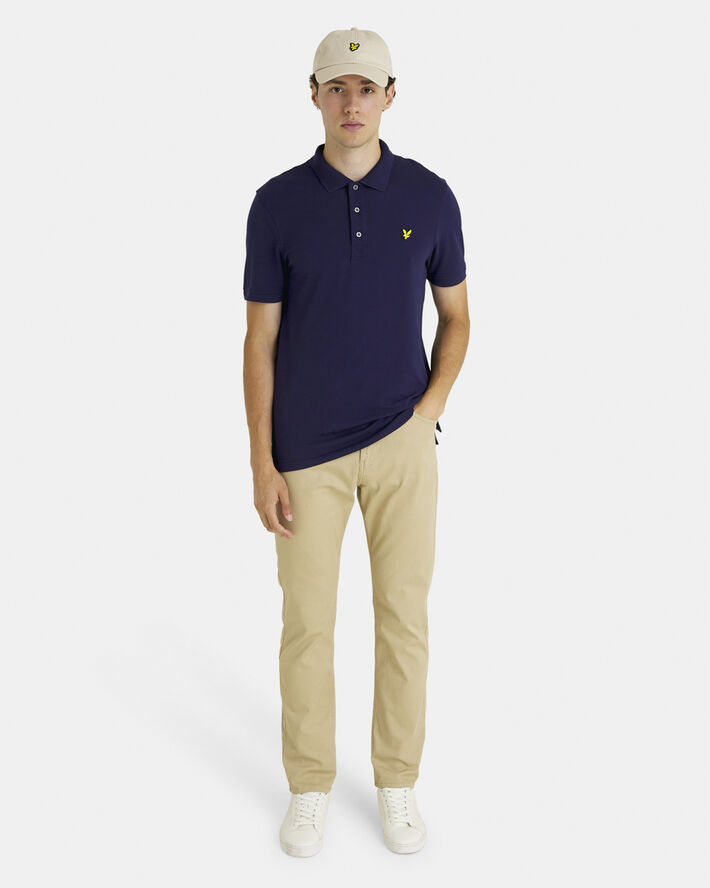 Lyle & Scott Plain Polo Shirt Z99 navy
