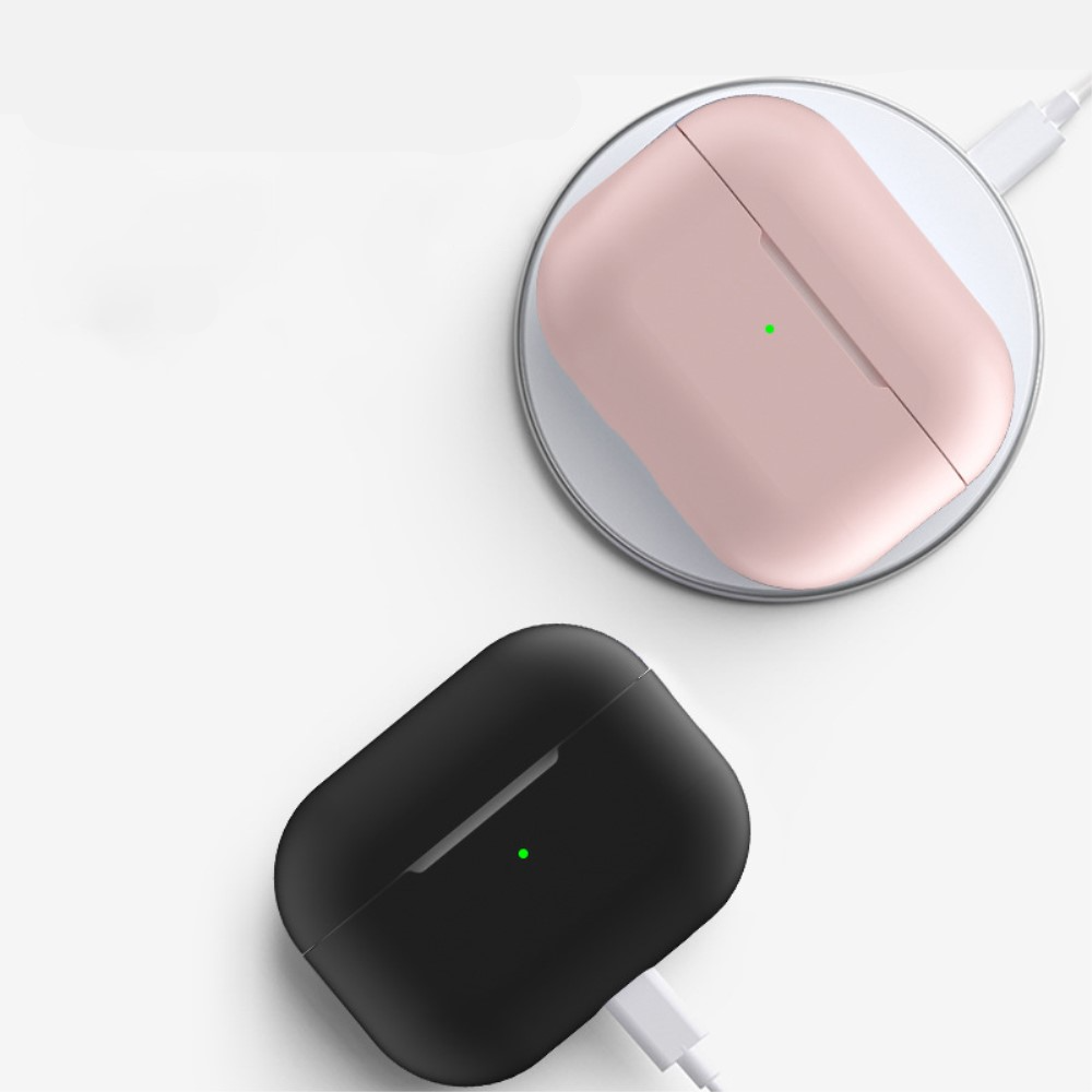 AirPods Pro 2 / AirPods Pro / AirPods Pro Silikon Case Hülle Abdeckung mit Handschlaufe - Schwarz