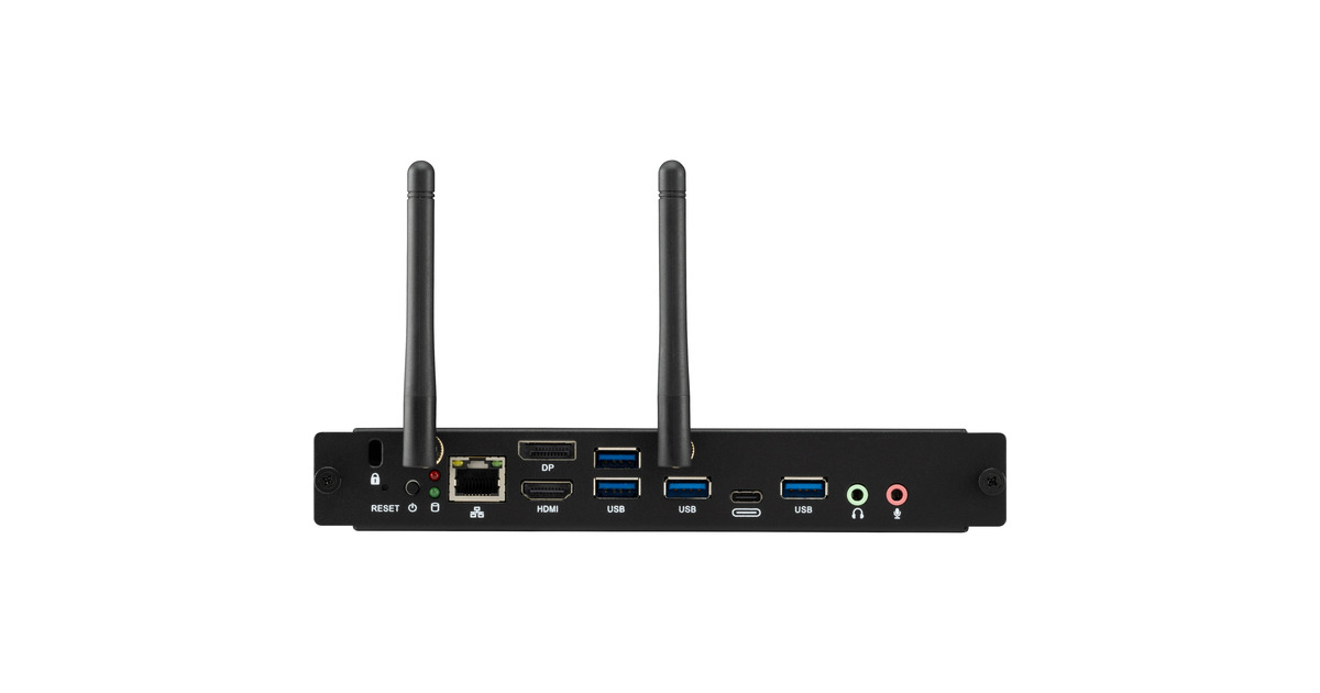 ViewSonicVPC37-W53-G1 Slot-in PC for ViewBoard mini-pc  (Zwart | i7-1260P | iris Xe Graphics | 16 GB | 256 GB SSD)
