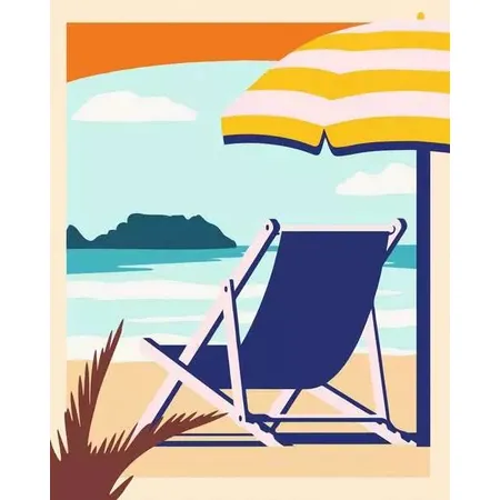 Ravensburger CreArt Malen nach Zahlen - Relax at the Beach