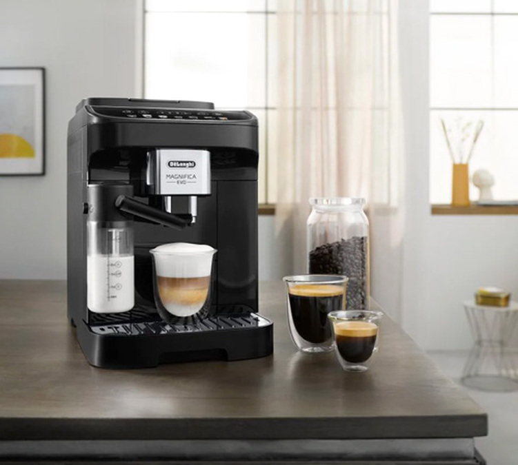 DELONGHI Magnifica EVO FEB 2961.B LatteCrema Garantie 5 ans Coloris:Noir