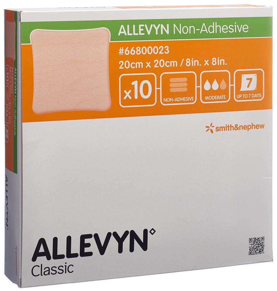 ALLEVYN NON-ADHESIVE Wundverband 20x20cm 10 Stk