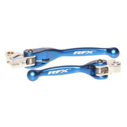 Leviers de frein et d'embrayage RFX REPLIABLES - Bleu