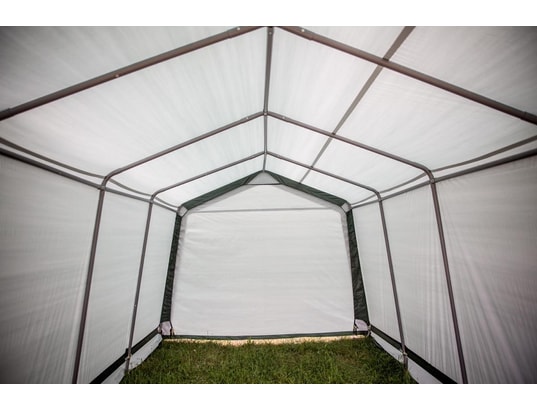 HABRITA - Abri en toile renforcée - Toit 2 pentes 18,60 m²