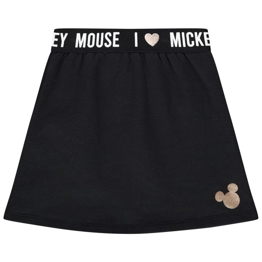 Jupe courte Minnie Disney - Gris foncé