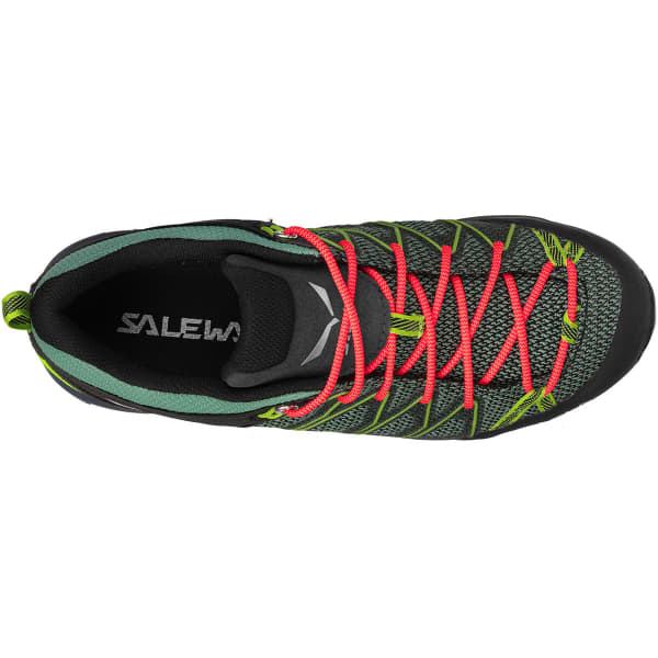 Chaussure de randonnée basse SALEWA WS MTN TRAINER LITE GTX FELD GREEN/FLUO CORAL