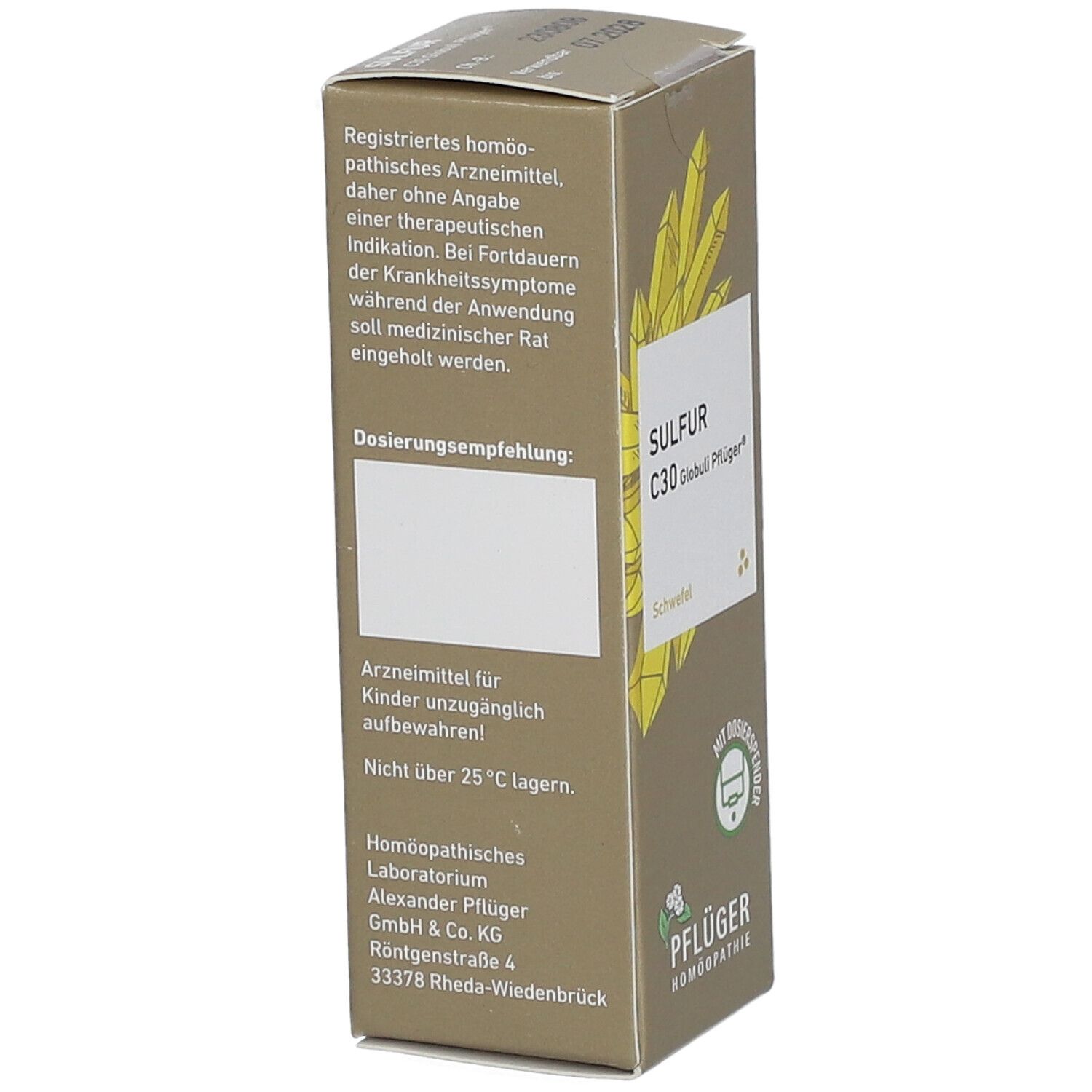 Sulfur C30 Globuli Pflüger®