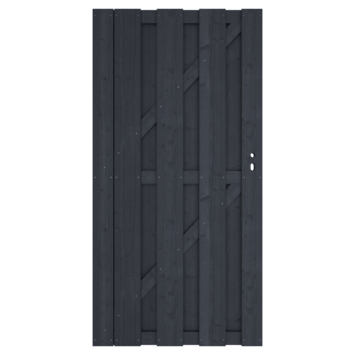 Tuinpoort Royal grenen antraciet ca. 180 x 90 cm