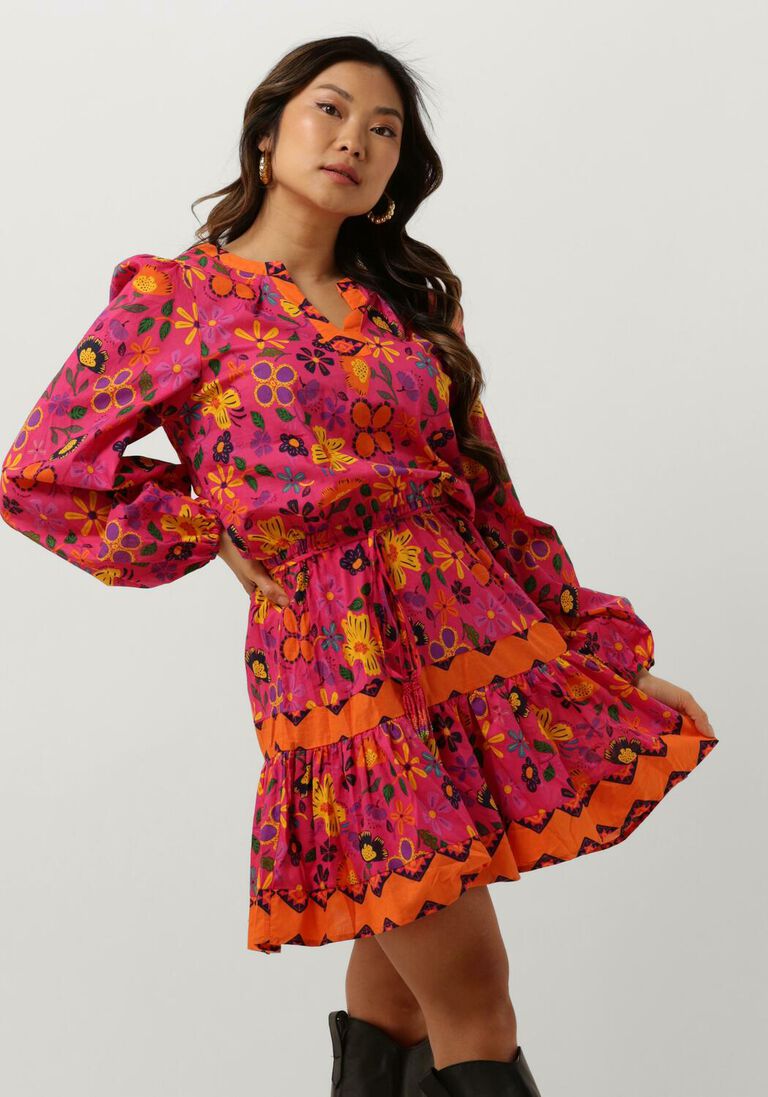 HARPER & YVE roze harper & yve mini jurk max-dr