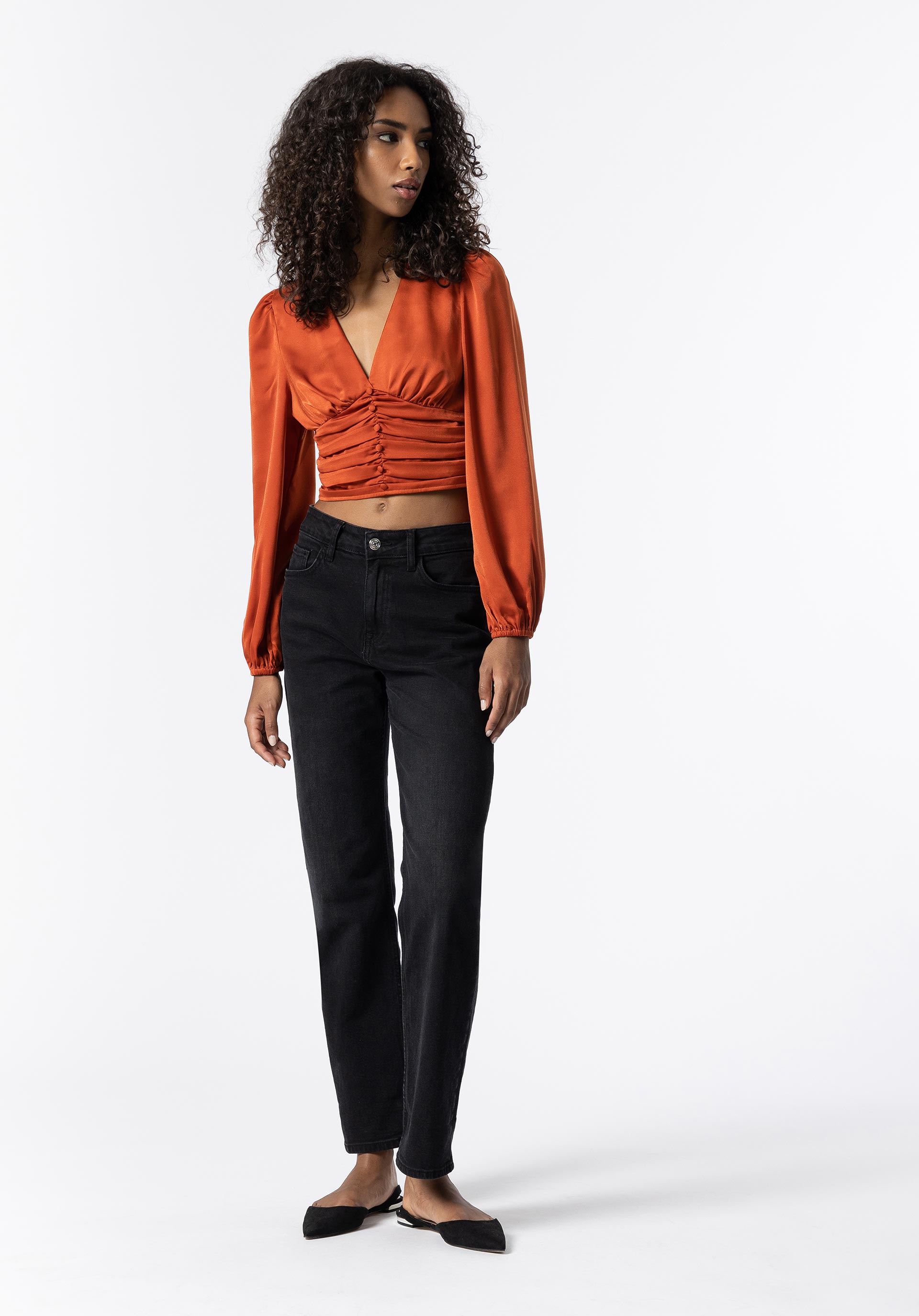 Blusa Acetinada