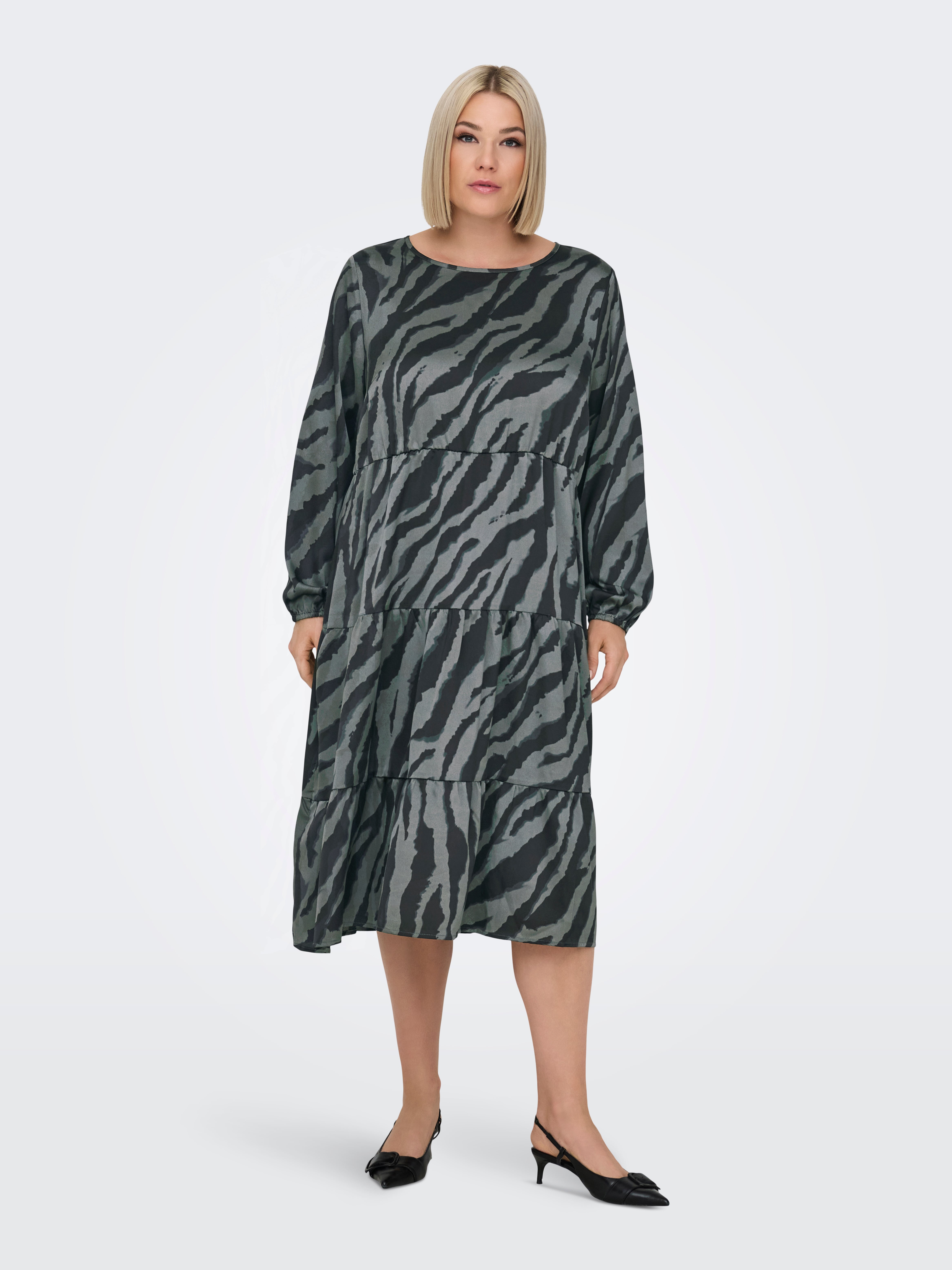 CARZORRA Midikleid Black