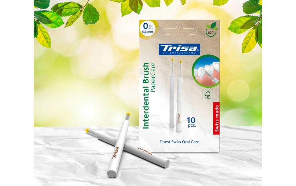 Interdentalbürste PaperCare ISO0 10 StückInterdentalbürste reinigt die Zahnzwischenräume effektiv