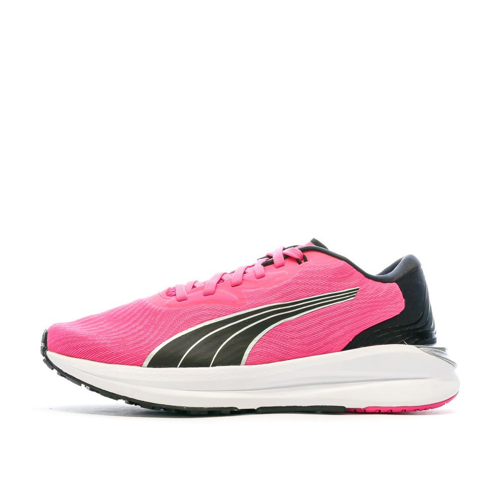 Puma Chaussures de Running Rose/Noire Femme Puma Electrify Nitro