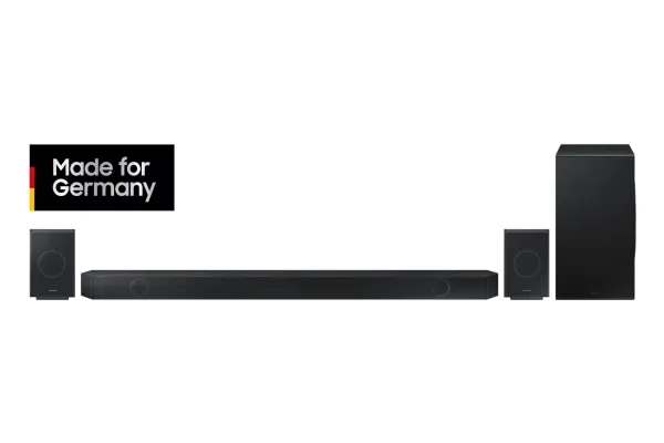 Samsung HW-Q995GD - Q Series - lydbarsystem - til hjemmebiograf - 11.1.4-kanal - trådløs - Wi-Fi, Bluetooth - App-kontrolleret - grafitsort