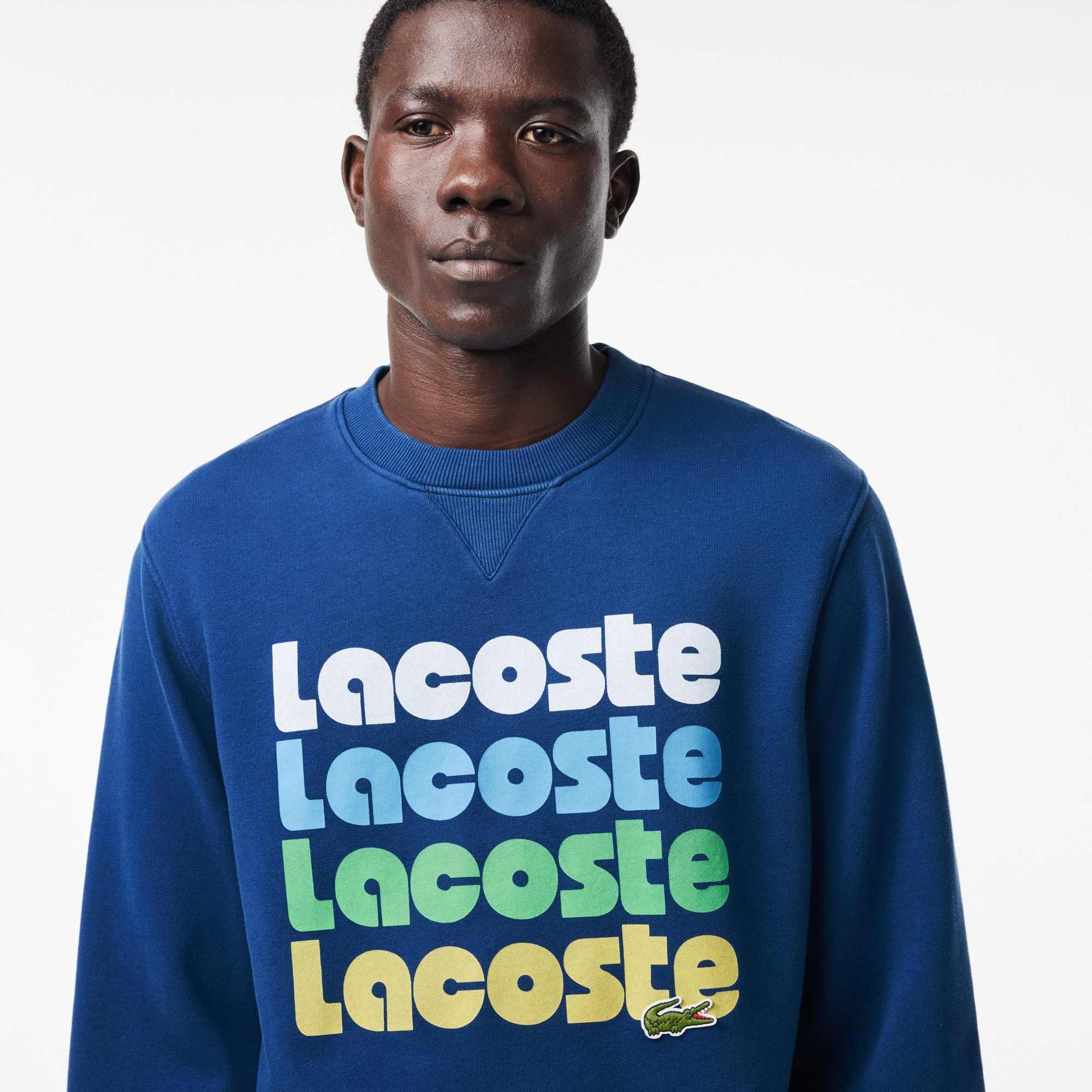 Lacoste Ombre Print Sweatshirt
