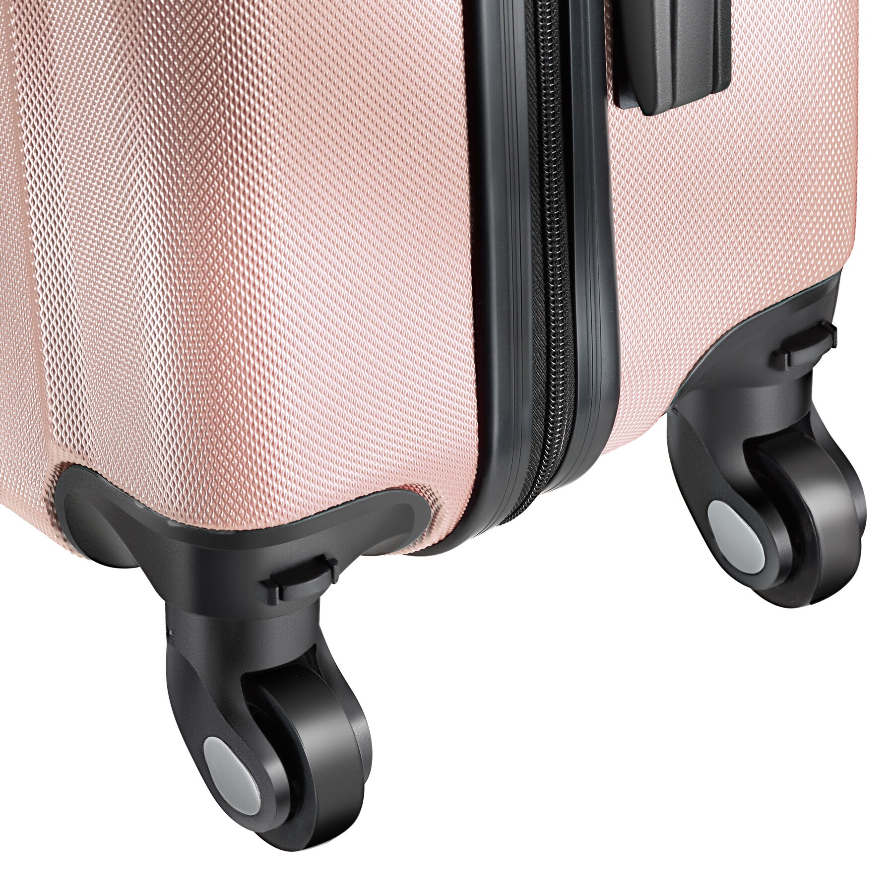 tectake® Hartschalenkoffer-Set, 4-teilig, 3 Trolleys und Beauty-Case aus robustem ABS-Kunststoff, abteilbarer Innenraum, mit Sicherheits-Zahlenschloss