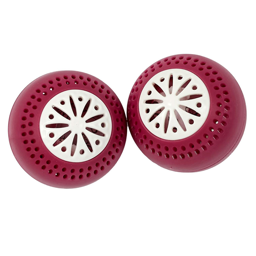 Lot de 2 boules anti-odeurs réfrigérateur D 5cm