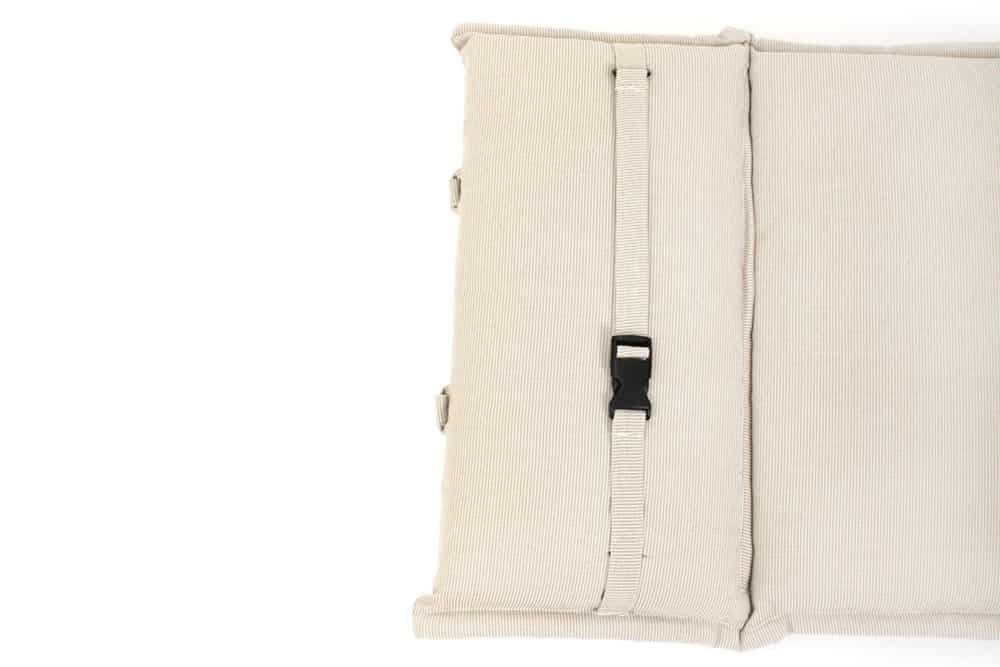 Outdoor Kissen ROG 45x186cm beige Sitzkissen Polster-Auflage für Deckchair