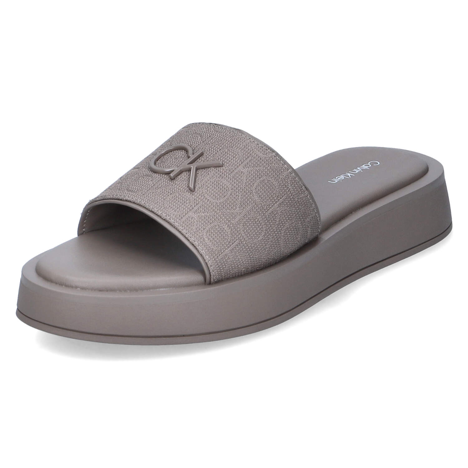 Calvin Klein Pantoletten  - taupe