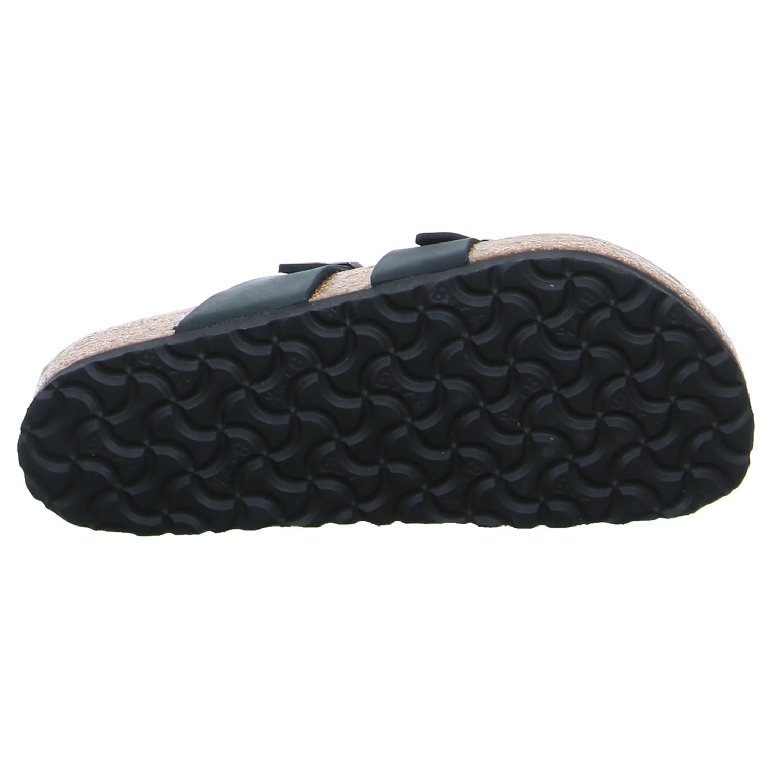 BIRKENSTOCK Bio-Zehentrenner Schwarz Lederimitat