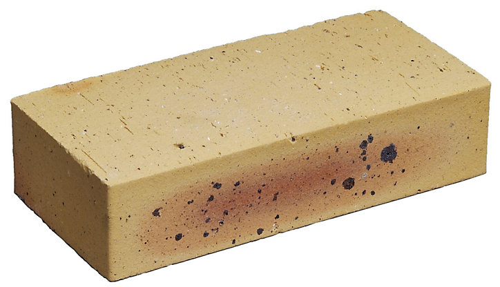 Brique pleine terre cuite Agora blanc ivoire 21 x 10 x 5 cm