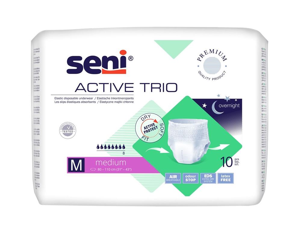 Seni Active Trio<br>10 Stück, Beutel, M