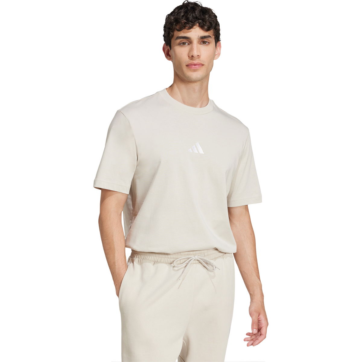adidas Essentials Embroidered Small Logo T-shirt Herre