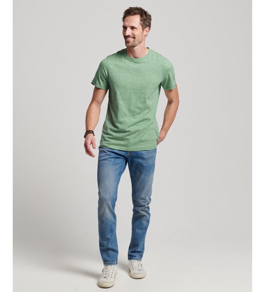 Camiseta Superdry Verde com Textura Mole