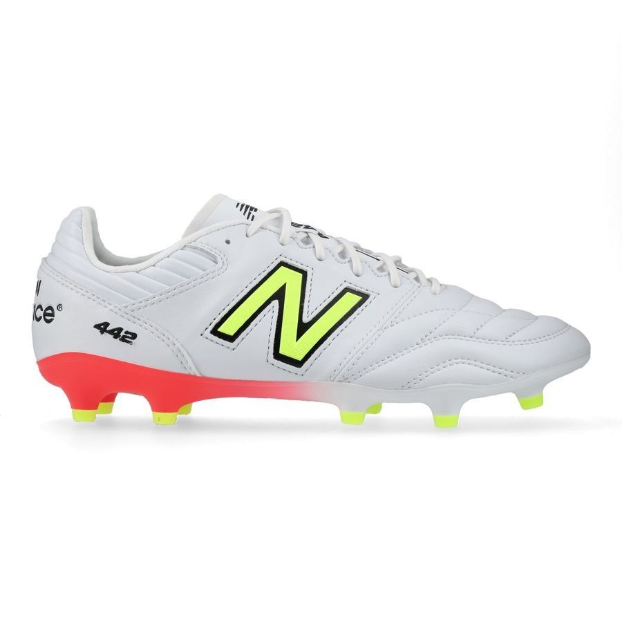 New Balance 442 V2 Pro FG Flash Point - Blanc/Vert/Noir