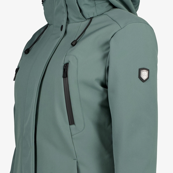 Kjelvik dames softshell jas groen