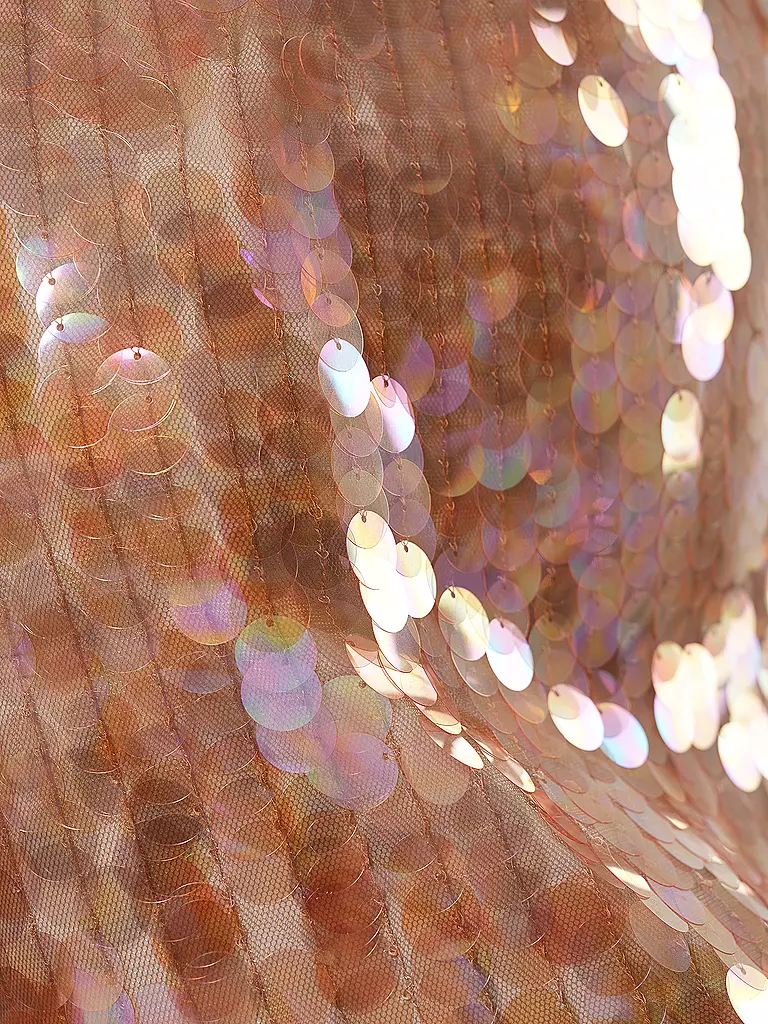TORY BURCH Midirock SEQUINS kupfer