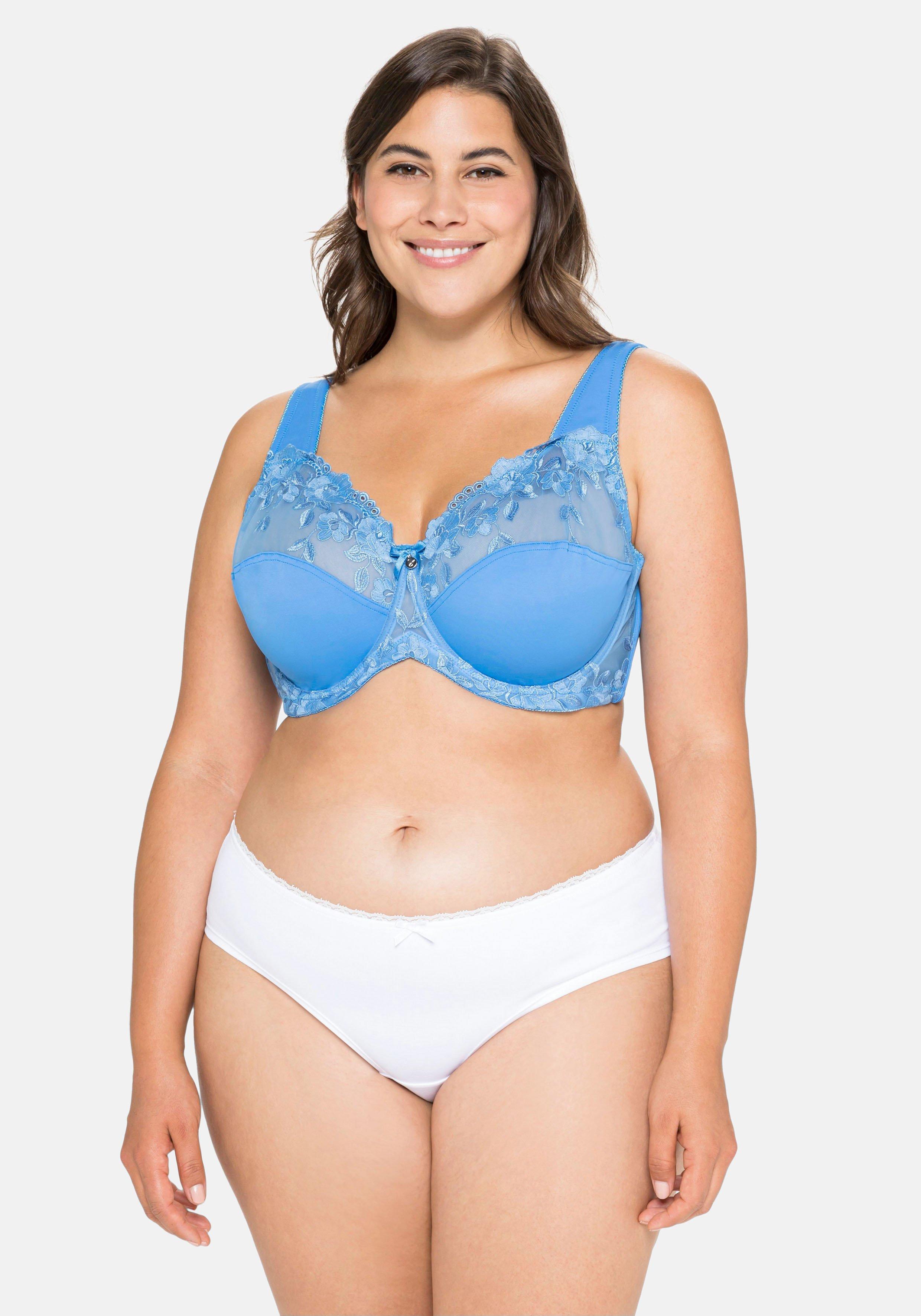 Bügel-BH mit leicht transparenter Spitze