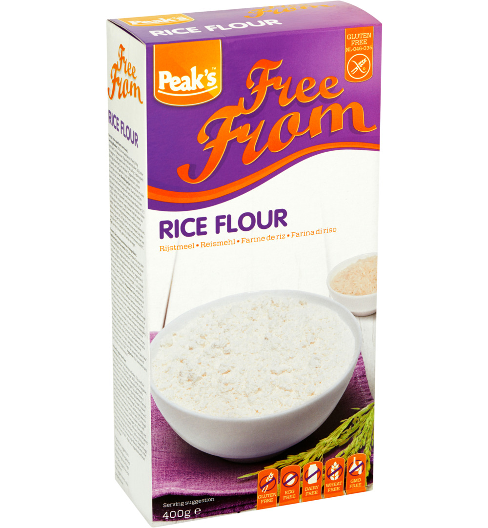 Peaks Rijstmeel Glutenvrij (400 gr)