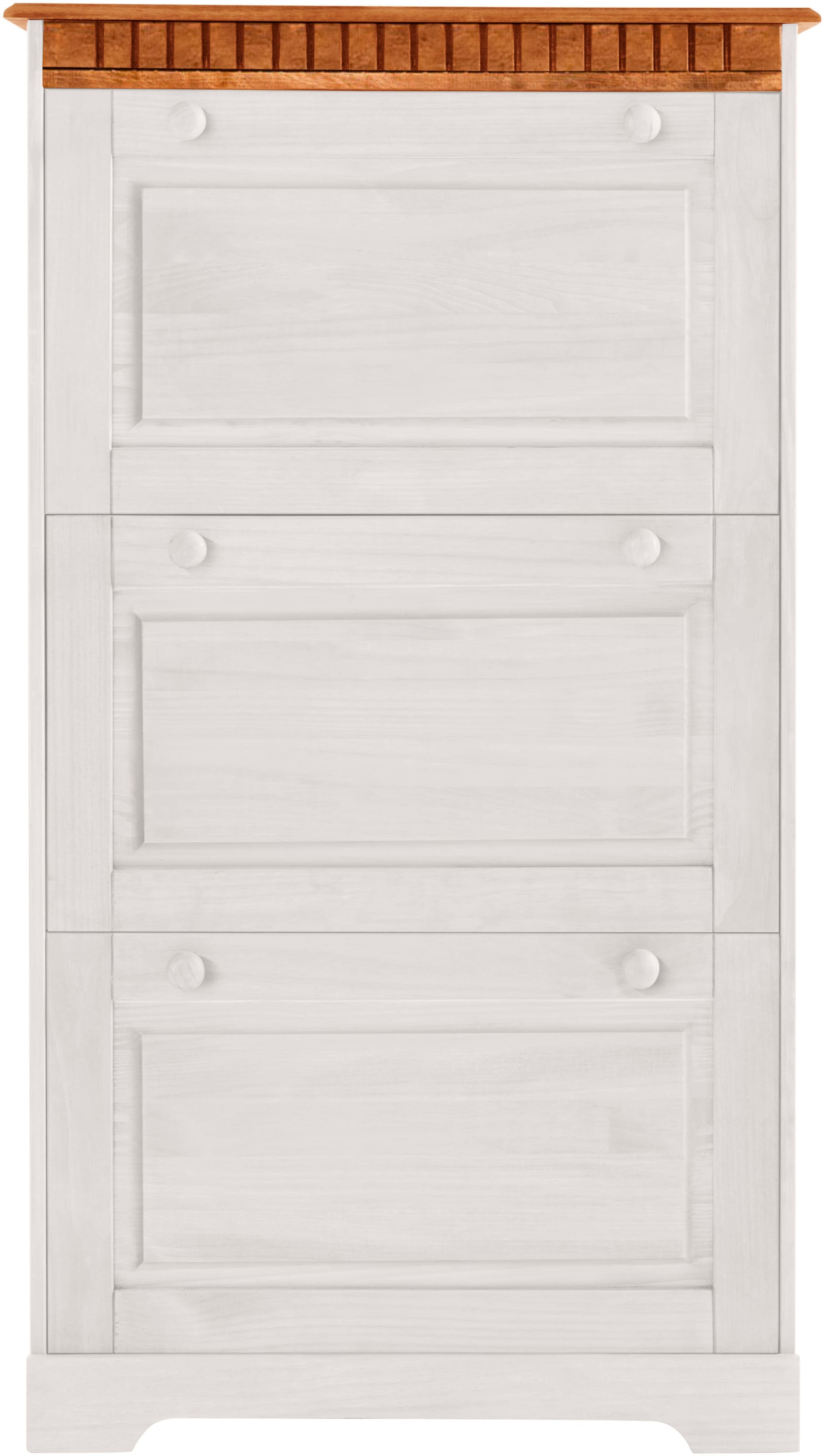 Home affaire Schuhschrank »Lisa« mit 3 Klappen, Höhe 134 cm, Breite 75 cm
