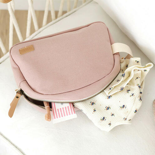 Trousse de toilette Canvas rose poudré - BEABA