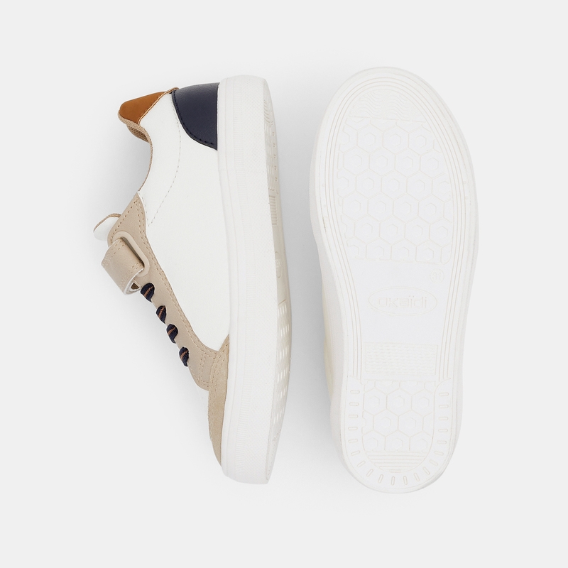Baskets street basses beige garçon
