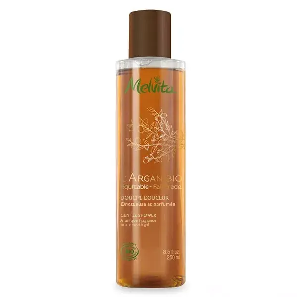 Gel de Banho Suave com Argan Orgânico Melvita 250ml