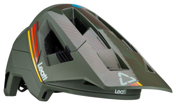 Casque avec Mentonnière Amovible Leatt MTB Enduro 4.0 Pine Vert 2023