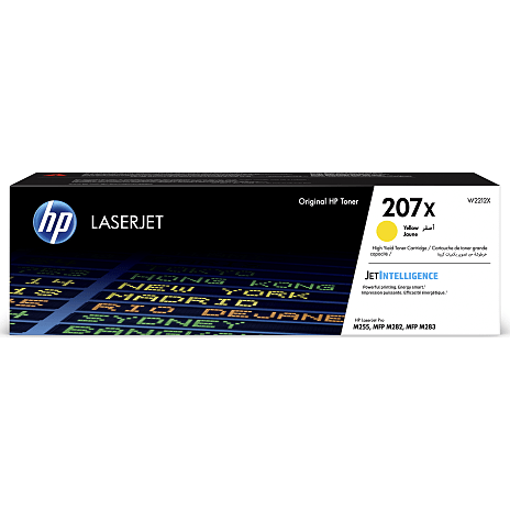 HP 207X toner - gul