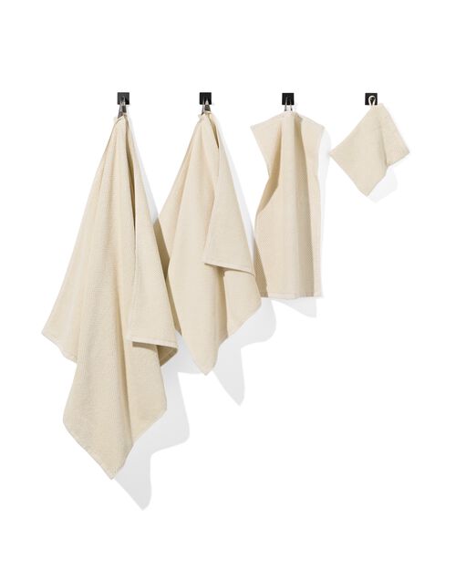 serviette de bain 2ème vie coton recyclé écru