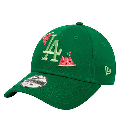 New Era Kasket - 9Forty - Dodgers -  Grøn m. Vandmeloner