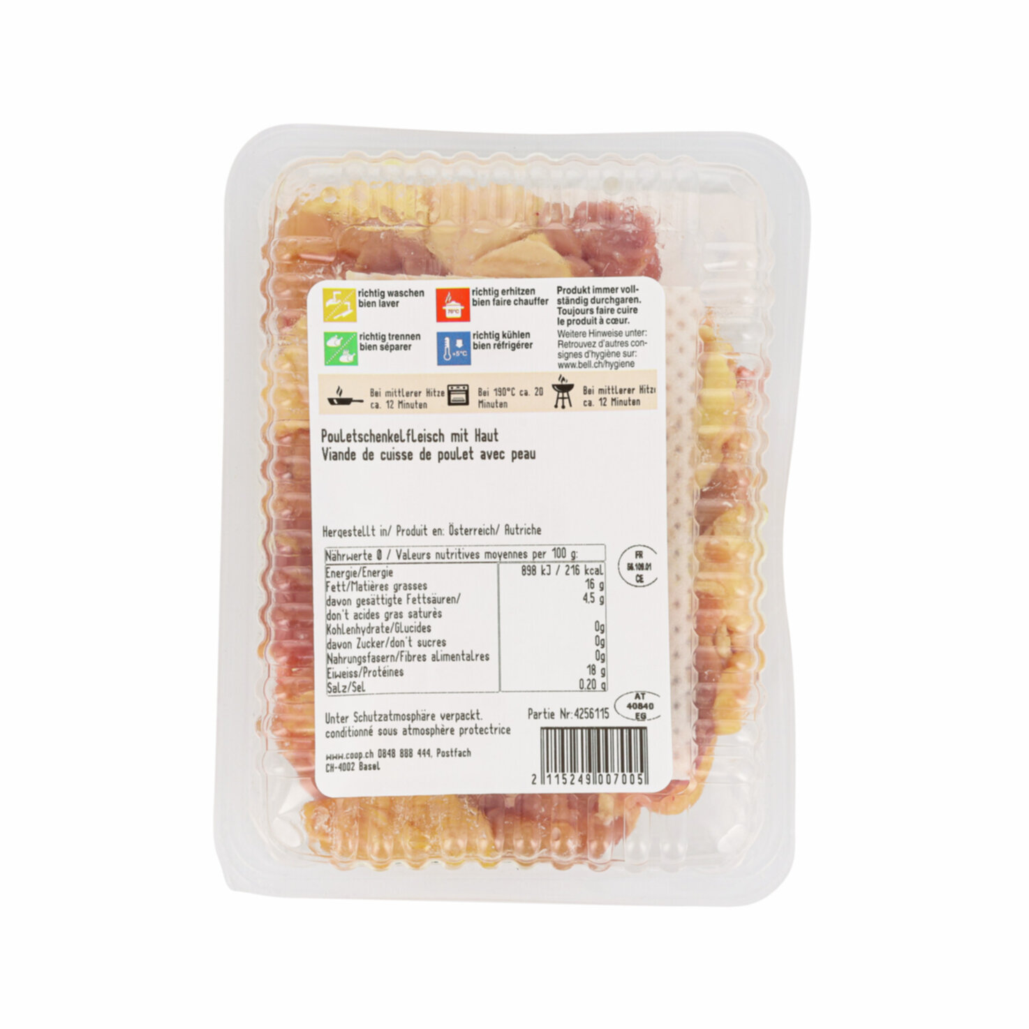 Maispoulet Oberschenkelsteak ca. 600g