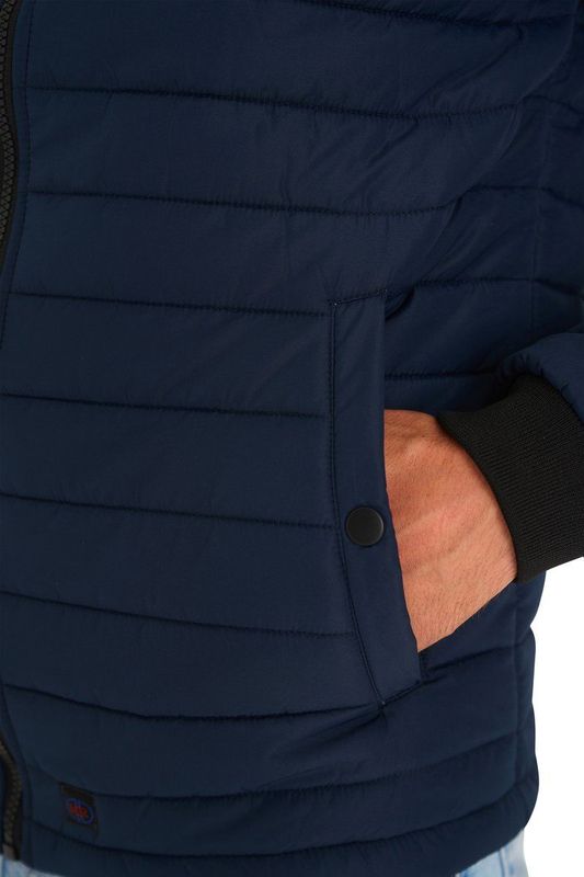 Mario Russo - Wave Jacket - Gewatteerde Jas - Navy - Waterafstotend