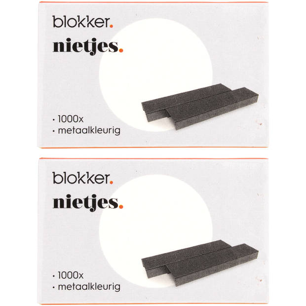 Blokker nietjes 1000 stuks