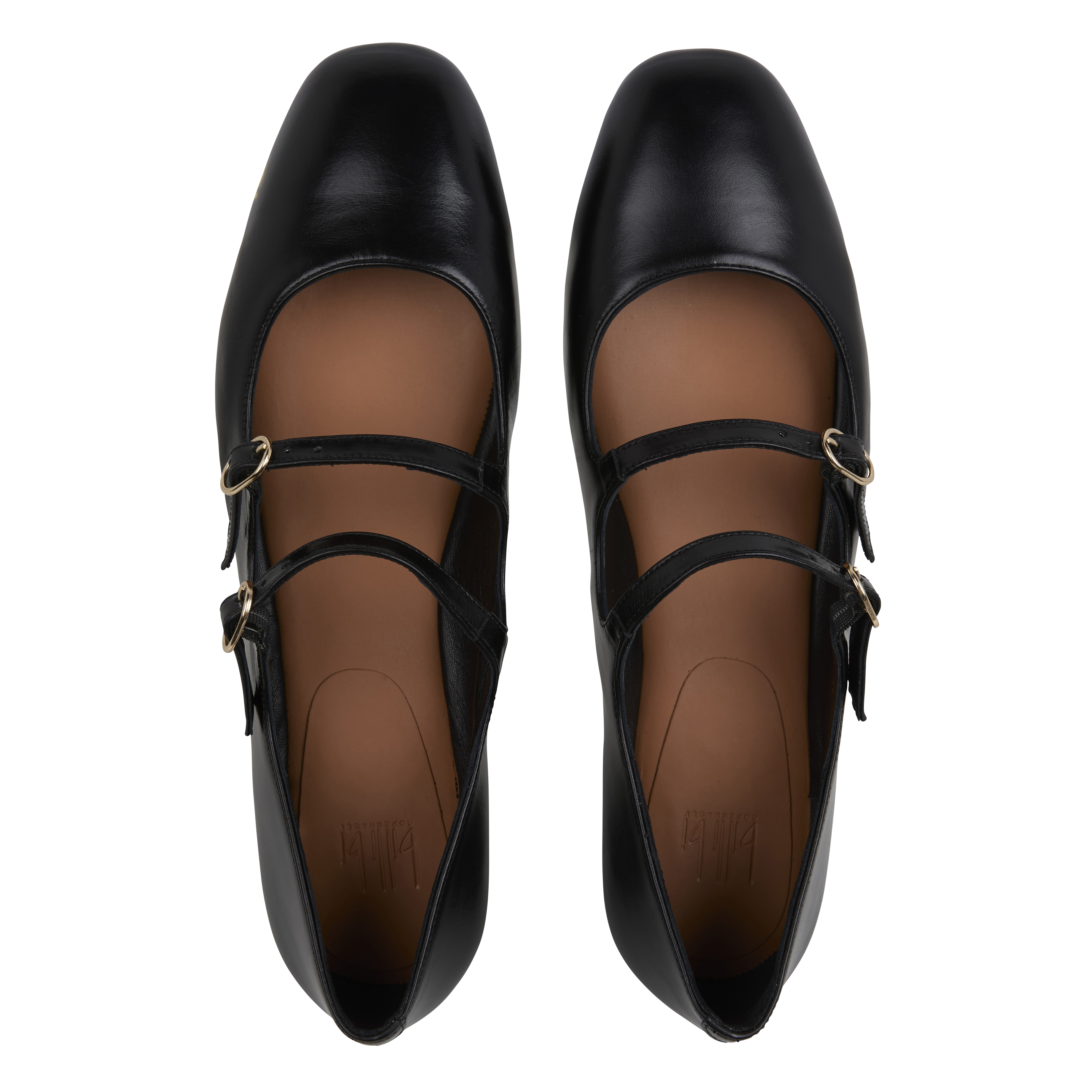 Ballerines en cuir | Noir