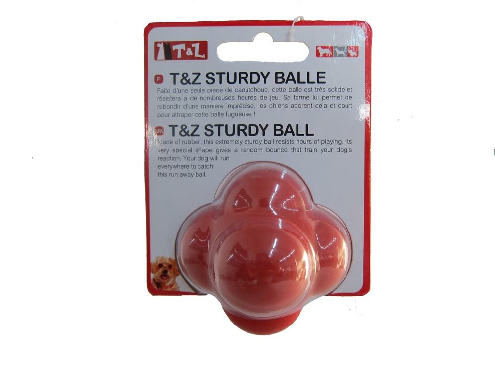 Sturdy ball rouge d 6,5 cm
