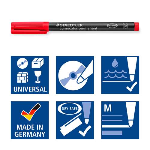 STAEDTLER® Lumocolor® permanent pen 317, einzeln