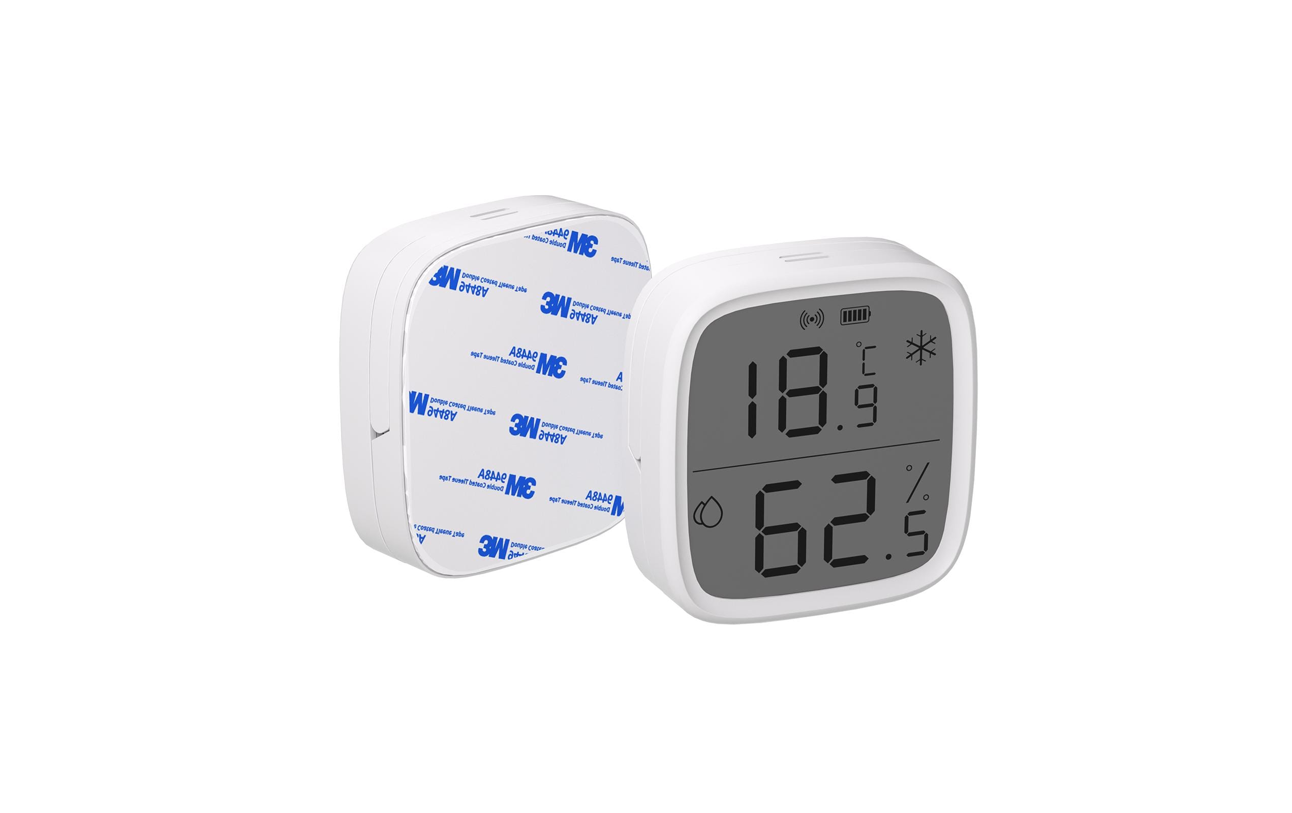 Smart Home Temperatur-/ Feuchtigkeitssensor LCD ZigBee 3.0Sensor mit LC-Display zur Erfassung von Temperatur und Luftfeuchtigkeit