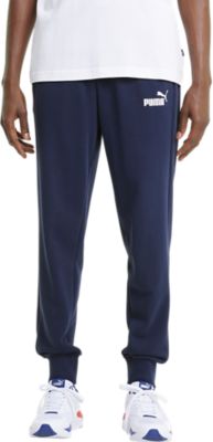 PumaESS Logo Pants TR cl - blau